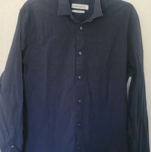 Calvin Klein blue lines, Button Down